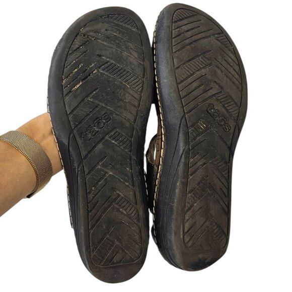 Taos Womens Escape Leather Slingback Sandals, Comfort, Size 9 - Picture 6 of 8